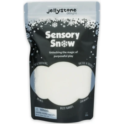 JELLYSTONE DESIGNS Jellystone Sensory Snow Sensoryczny śnieg miękka masa sensoryczna dla dzieci 3+ | Pan Piksel