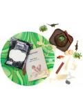 JELLYSTONE DESIGNS Jellystone Zestaw sensoryczny Świat dinozaurów tacka + figurki + śnieg sensoryczny | Pan Piksel