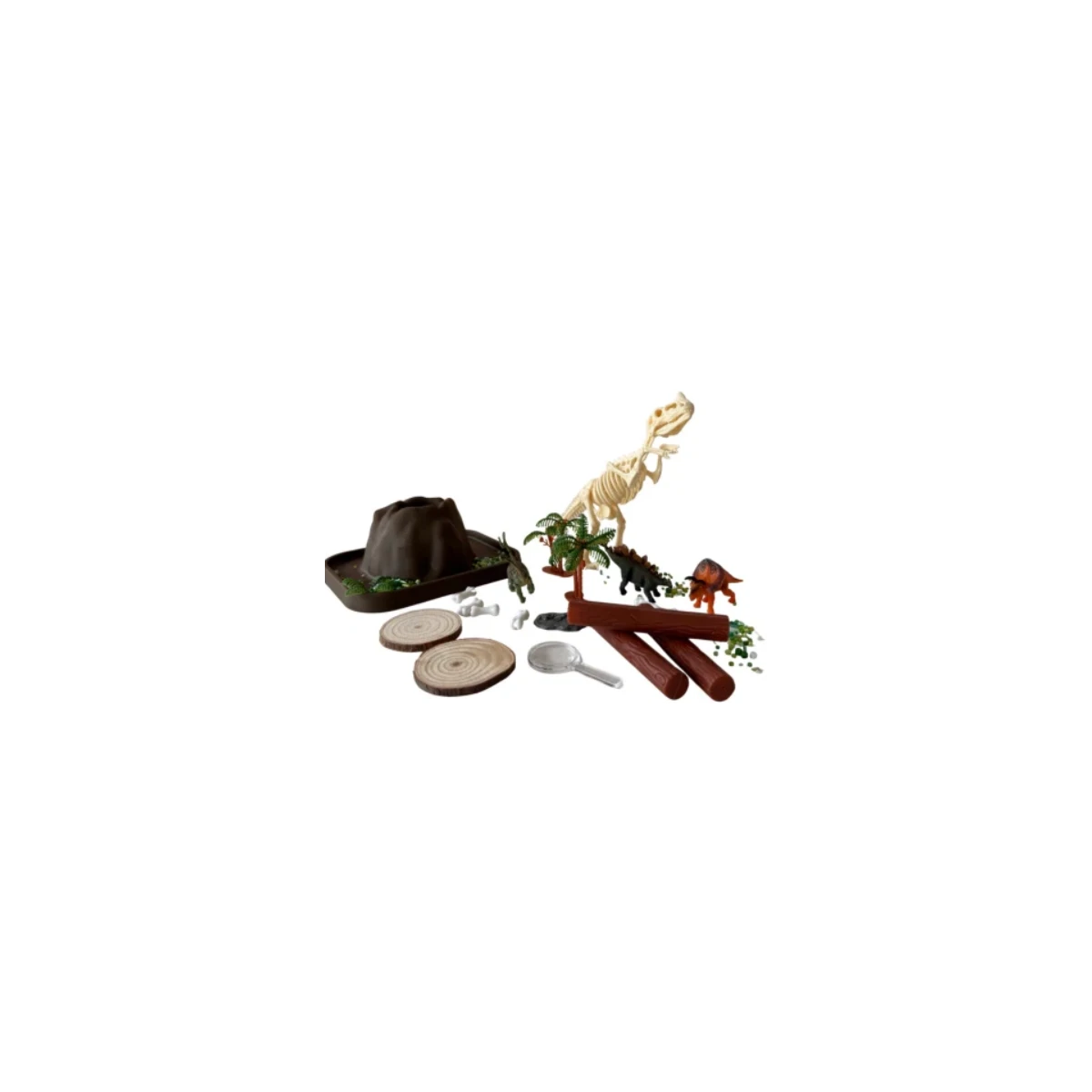 JELLYSTONE DESIGNS Jellystone Zestaw sensoryczny Świat dinozaurów tacka + figurki + śnieg sensoryczny | Pan Piksel