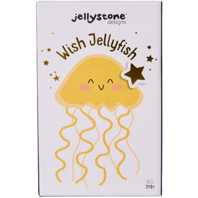 JELLYSTONE DESIGNS Jellystone Wish Jellyfish sensoryczna meduza szeptuszka snów gniotek wyciszający rytuał przed snem żółta | Pa