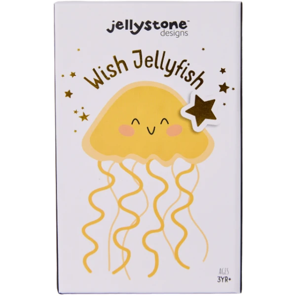 JELLYSTONE DESIGNS Jellystone Wish Jellyfish sensoryczna meduza szeptuszka snów gniotek wyciszający rytuał przed snem żółta | Pa