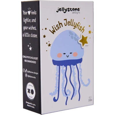 JELLYSTONE DESIGNS Jellystone Wish Jellyfish sensoryczna meduza szeptuszka snów gniotek wyciszający rytuał przed snem niebieska 