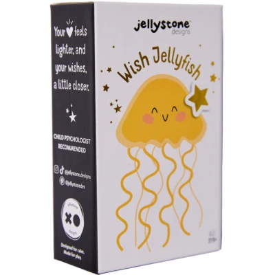 JELLYSTONE DESIGNS Jellystone Wish Jellyfish sensoryczna meduza szeptuszka snów gniotek wyciszający rytuał przed snem żółta | Pa