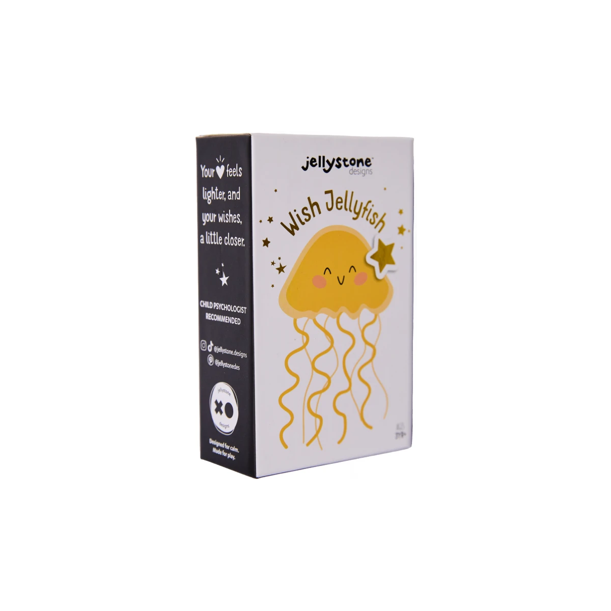JELLYSTONE DESIGNS Jellystone Wish Jellyfish sensoryczna meduza szeptuszka snów gniotek wyciszający rytuał przed snem żółta | Pa