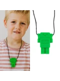 JELLYSTONE DESIGNS Jellystone Gryzak terapeutyczny antystresowy naszyjnik – robot Grassy Green | Pan Piksel
