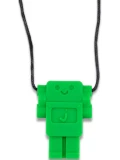 JELLYSTONE DESIGNS Jellystone Gryzak terapeutyczny antystresowy naszyjnik – robot Grassy Green | Pan Piksel
