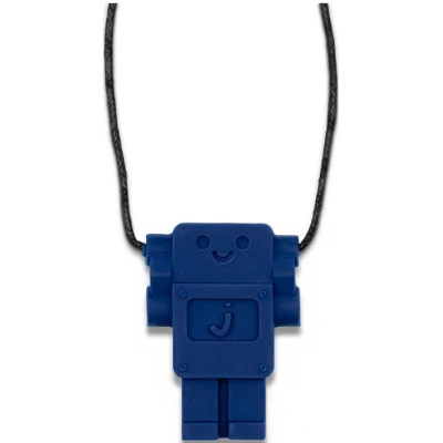 JELLYSTONE DESIGNS Jellystone Gryzak terapeutyczny antystresowy naszyjnik – robot School Blue | Pan Piksel