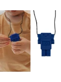JELLYSTONE DESIGNS Jellystone Gryzak terapeutyczny antystresowy naszyjnik – robot School Blue | Pan Piksel