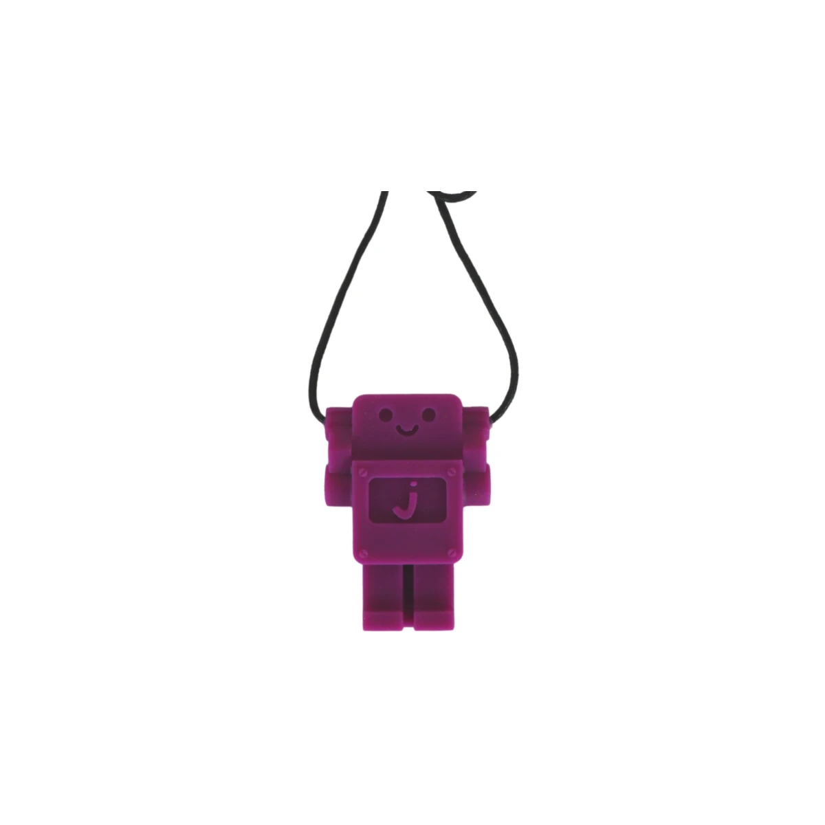 JELLYSTONE DESIGNS Jellystone Gryzak terapeutyczny antystresowy naszyjnik – robot Purple Grape | Pan Piksel