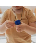 JELLYSTONE DESIGNS Jellystone Gryzak terapeutyczny antystresowy naszyjnik – robot School Blue | Pan Piksel