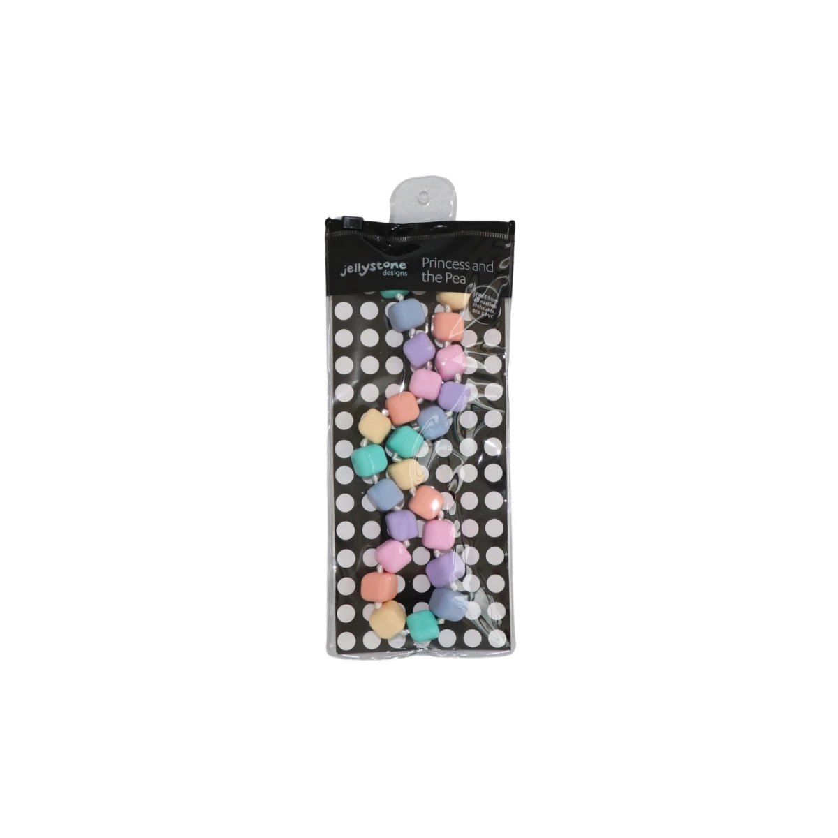 JELLYSTONE DESIGNS Jellystone Sensoryczny naszyjnik gryzak Korale księżniczki Princess pastel 3+ | Pan Piksel