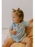 JELLYSTONE DESIGNS Jellystone Sensoryczny naszyjnik gryzak Korale księżniczki Princess pastel 3+ | Pan Piksel