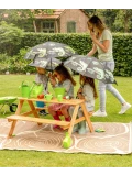 ESSCHERT DESIGN Parasolka Kameleon dla dzieci magiczna zmieniająca kolor w deszczu | Pan Piksel