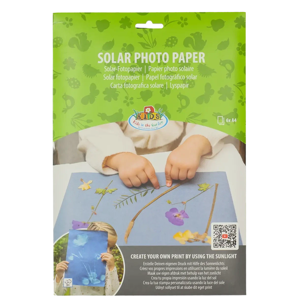 ESSCHERT DESIGN Słoneczny papier fotograficzny A4 6 szt. drukowanie słońcem UV | Pan Piksel