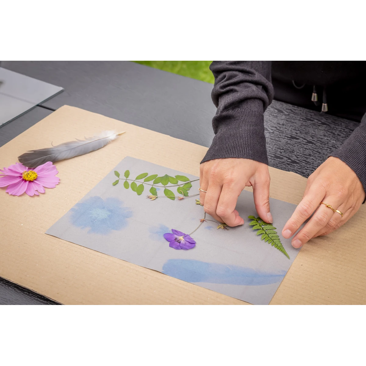 ESSCHERT DESIGN Słoneczny papier fotograficzny A4 6 szt. drukowanie słońcem UV | Pan Piksel