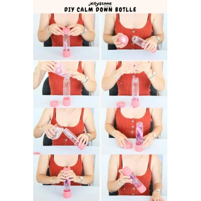 JELLYSTONE DESIGNS Jellystone Sensoryczna butelka DIY Świecąca w ciemności | Pan Piksel
