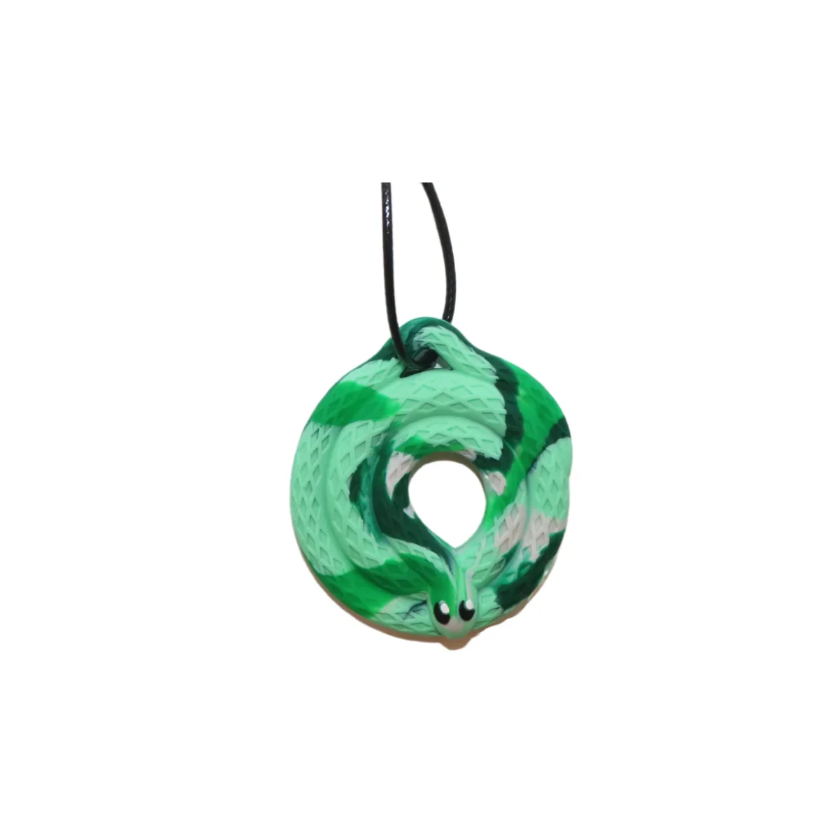 JELLYSTONE DESIGNS Jellystone Gryzak terapeutyczny antystresowy naszyjnik – Leśny Wąż | Pan Piksel