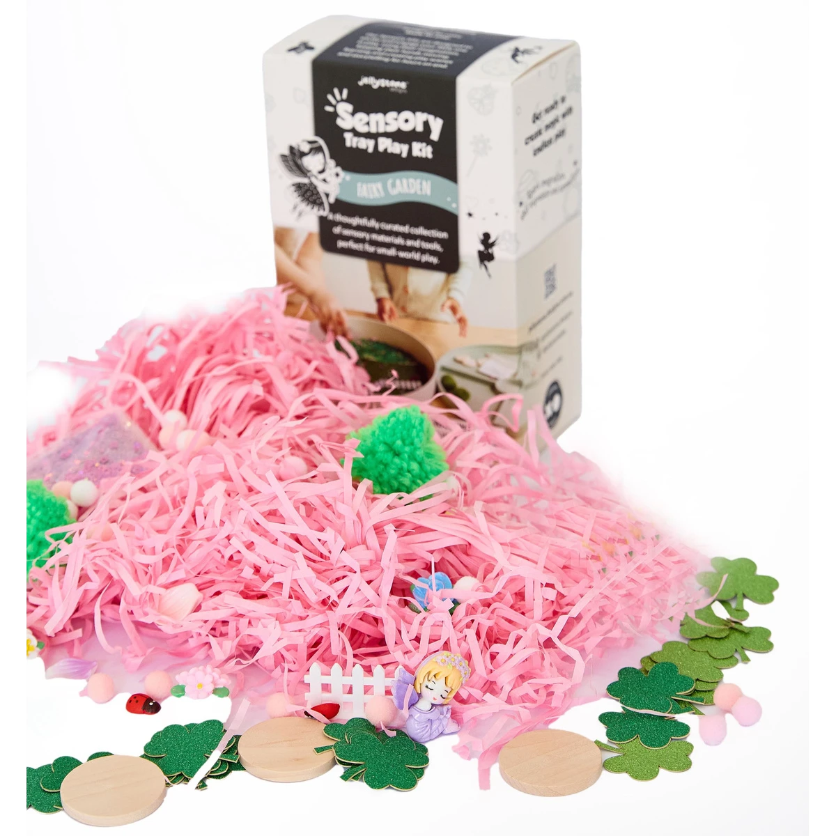 JELLYSTONE DESIGNS Jellystone Zestaw sensoryczny Zaczarowany Ogród wkład do tacki sensorycznej Play Tray | Pan Piksel