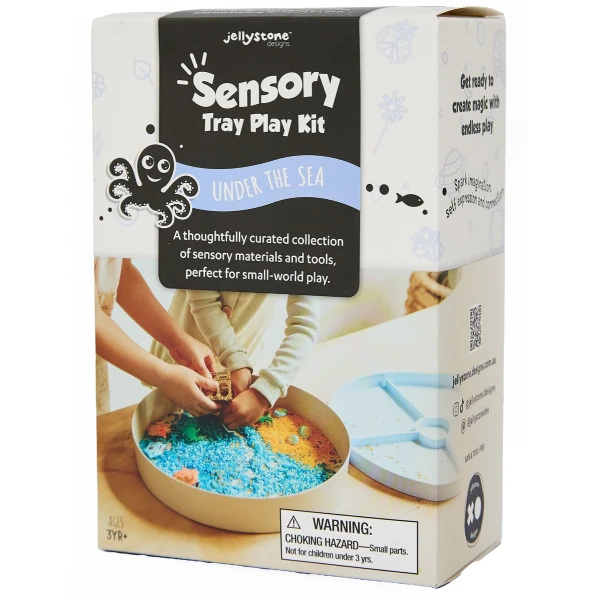 JELLYSTONE DESIGNS Jellystone Zestaw sensoryczny Podwodny Świat wkład do tacki sensorycznej Play Tray | Pan Piksel