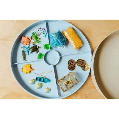JELLYSTONE DESIGNS Jellystone Zestaw sensoryczny Podwodny Świat wkład do tacki sensorycznej Play Tray | Pan Piksel