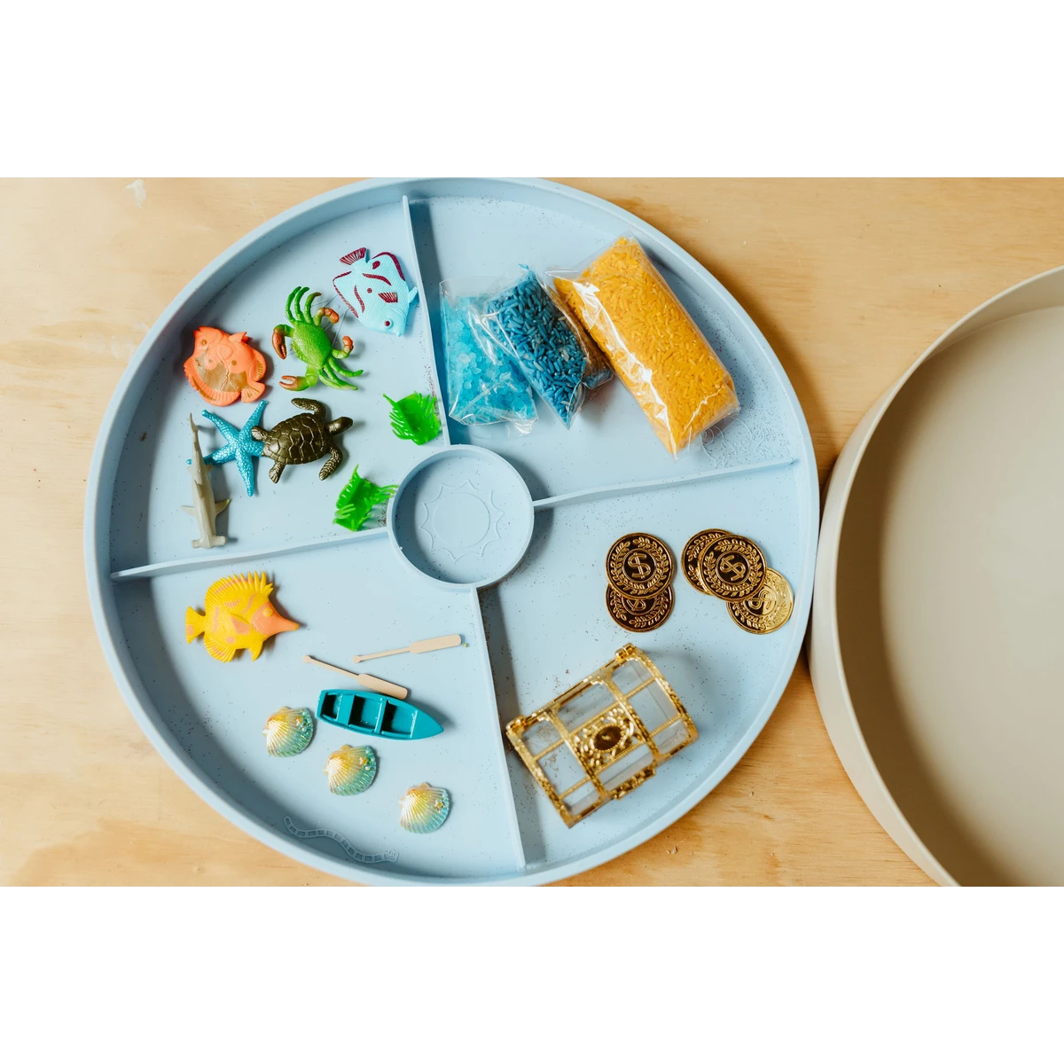JELLYSTONE DESIGNS Jellystone Zestaw sensoryczny Podwodny Świat wkład do tacki sensorycznej Play Tray | Pan Piksel
