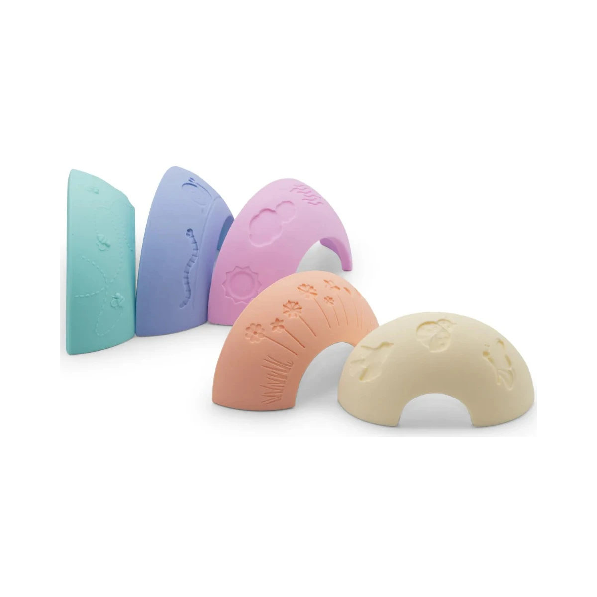 JELLYSTONE DESIGNS Jellystone Tęcza sensoryczna Over the rainbow Pastel 5 elementów kolor pastelowy | Pan Piksel