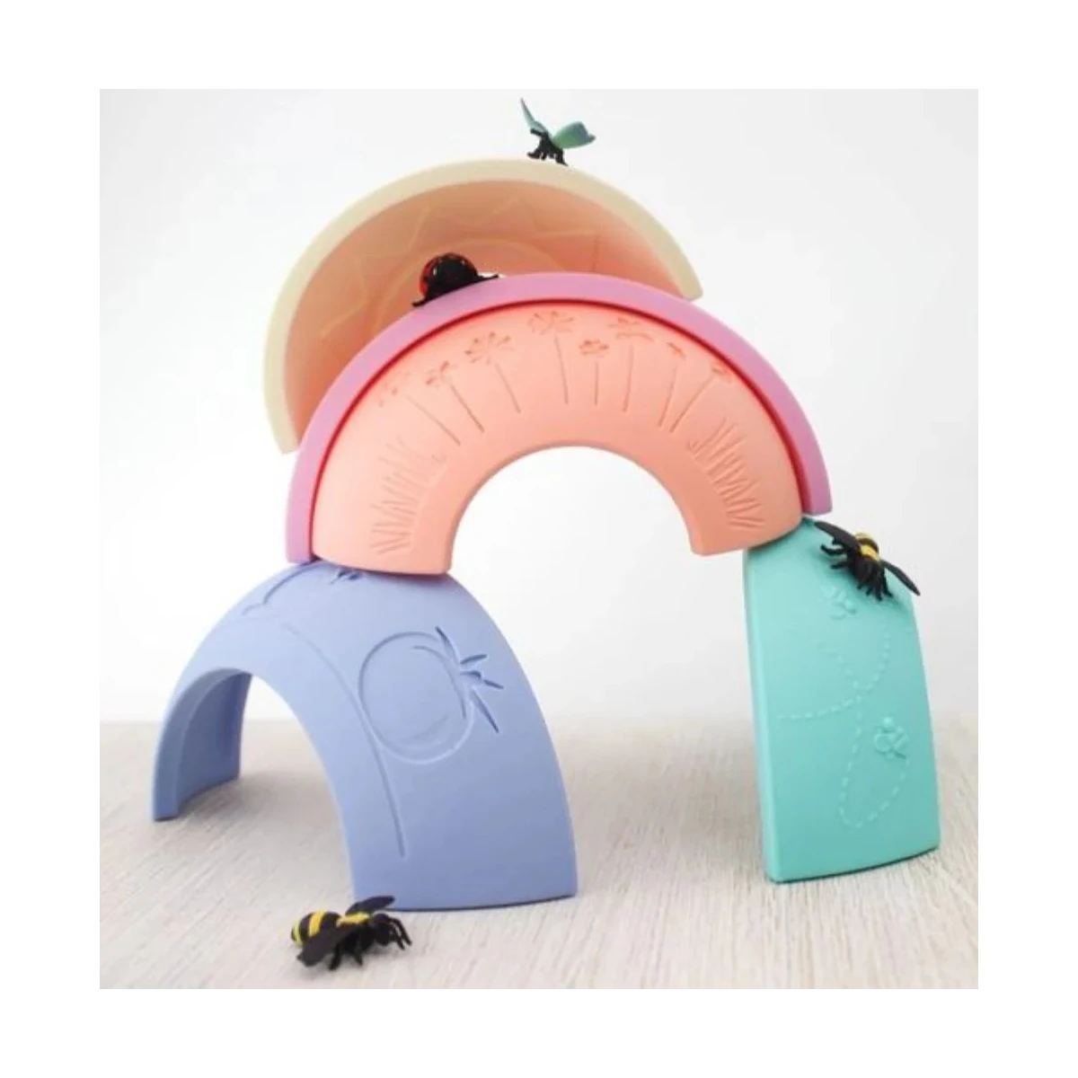 JELLYSTONE DESIGNS Jellystone Tęcza sensoryczna Over the rainbow Pastel 5 elementów kolor pastelowy | Pan Piksel