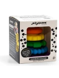 JELLYSTONE DESIGNS Jellystone Silikonowa piramida gryzaki krążki Rainbow Tęcza | Pan Piksel