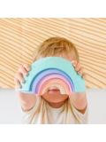 JELLYSTONE DESIGNS Jellystone Tęcza sensoryczna Over the rainbow Pastel 5 elementów kolor pastelowy | Pan Piksel