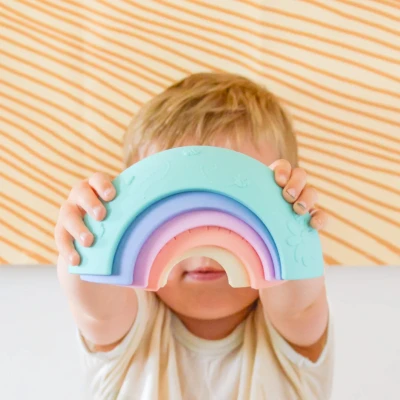 JELLYSTONE DESIGNS Jellystone Tęcza sensoryczna Over the rainbow Pastel 5 elementów kolor pastelowy | Pan Piksel