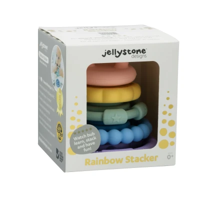 JELLYSTONE DESIGNS Jellystone Silikonowa piramida gryzaki krążki GELATO | Pan Piksel