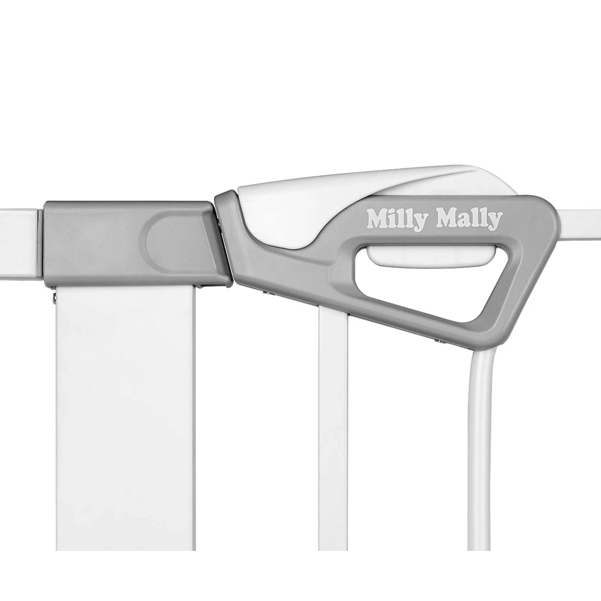 MILLY MALLY Bramka zabezpieczająca Barierka na schody z rozszerzeniami Guardy 118 White | Pan Piksel