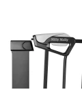 Milly Mally Bramka zabezpieczająca Barierka na schody z rozszerzeniami Guardy 118 Black | Pan Piksel