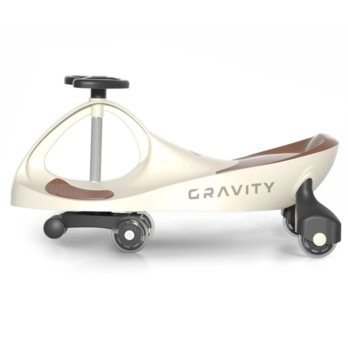 Milly Mally Jeździk Grawitacyjny Gravity Beige Brown | Pan Piksel