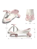 Milly Mally Jeździk Grawitacyjny Gravity Cream Pink | Pan Piksel