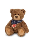 TEDDY HERMANN Maskotka miś pluszowy 30 cm z bandaną w gwiazdki brązowy | Pan Piksel