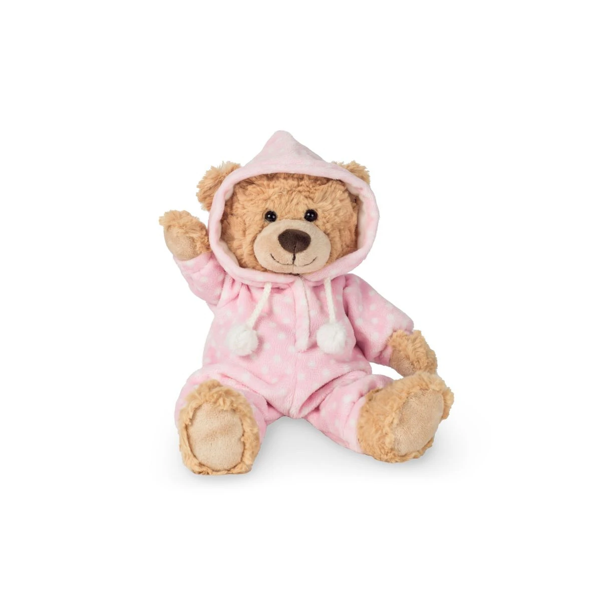 TEDDY HERMANN Maskotka miś pluszowy 30 cm w różowej piżamie | Pan Piksel