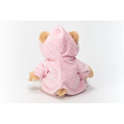 TEDDY HERMANN Maskotka miś pluszowy 30 cm w różowej piżamie | Pan Piksel