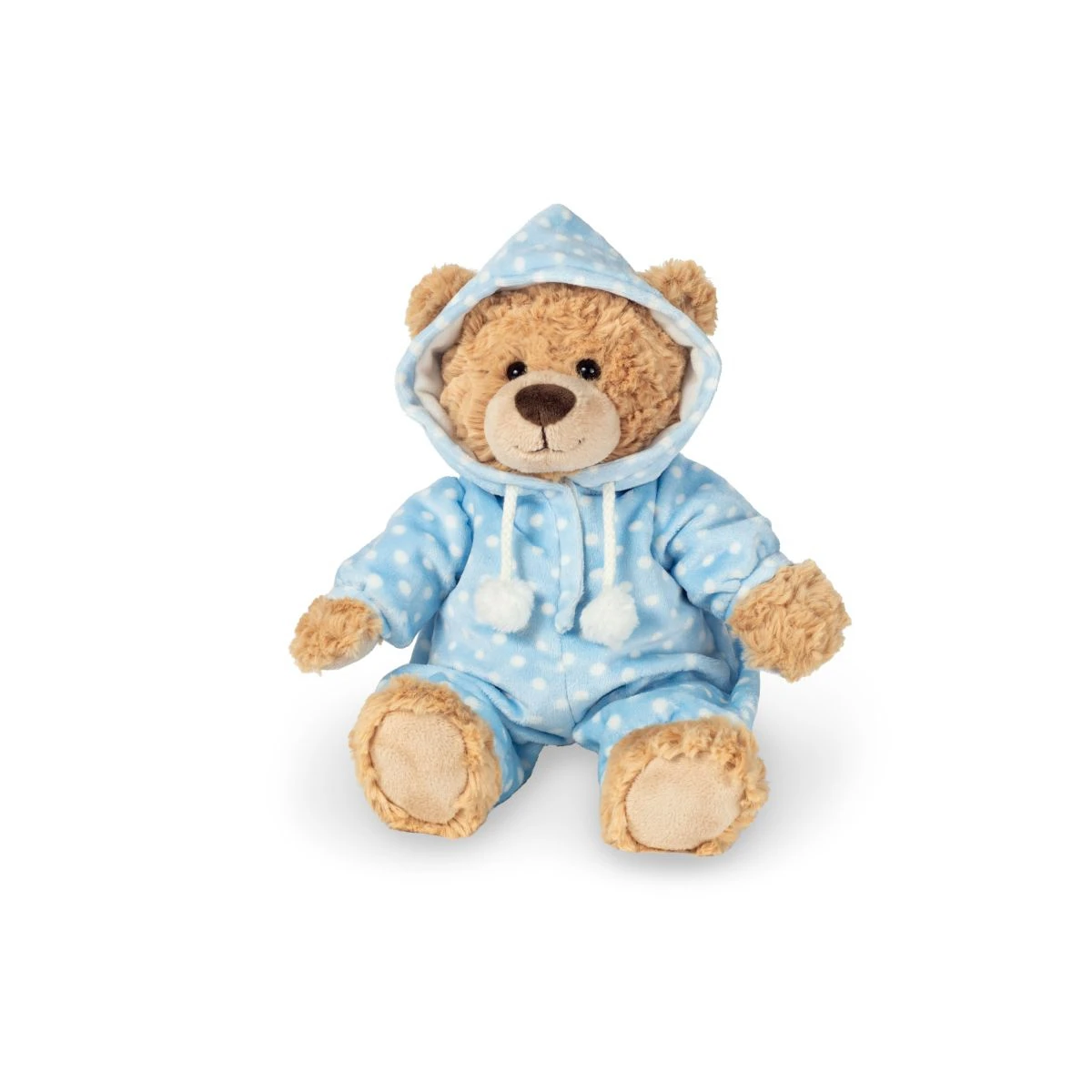 TEDDY HERMANN Maskotka miś pluszowy 30 cm w niebieskiej piżamie | Pan Piksel