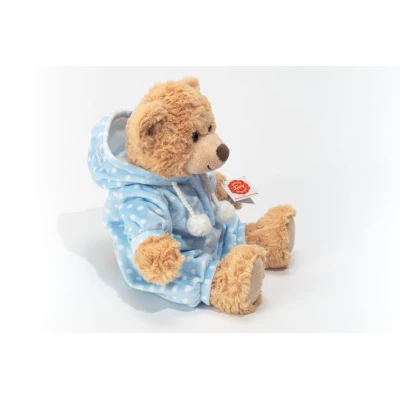 TEDDY HERMANN Maskotka miś pluszowy 30 cm w niebieskiej piżamie | Pan Piksel