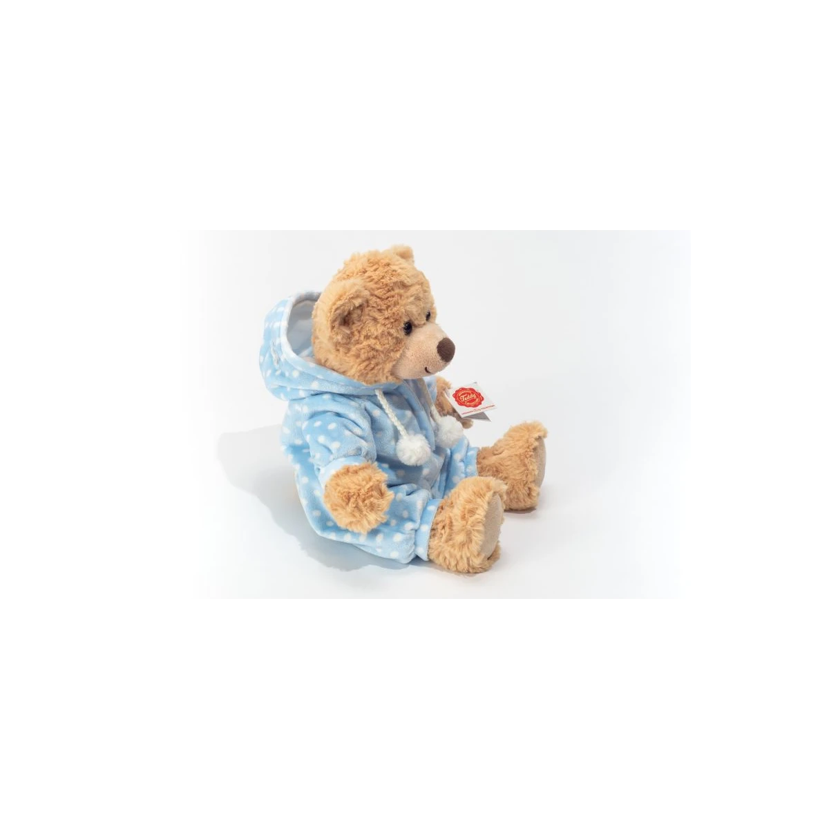 TEDDY HERMANN Maskotka miś pluszowy 30 cm w niebieskiej piżamie | Pan Piksel