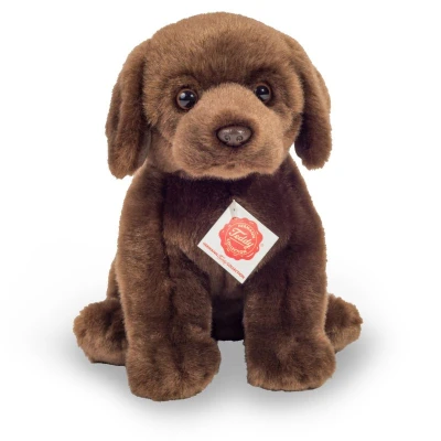TEDDY HERMANN Maskotka Labrador siedzący ciemnobrązowy 25 cm | Pan Piksel
