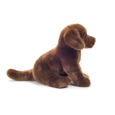 TEDDY HERMANN Maskotka Labrador siedzący ciemnobrązowy 25 cm | Pan Piksel