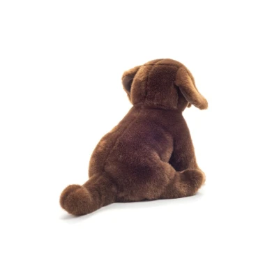 TEDDY HERMANN Maskotka Labrador siedzący ciemnobrązowy 25 cm | Pan Piksel