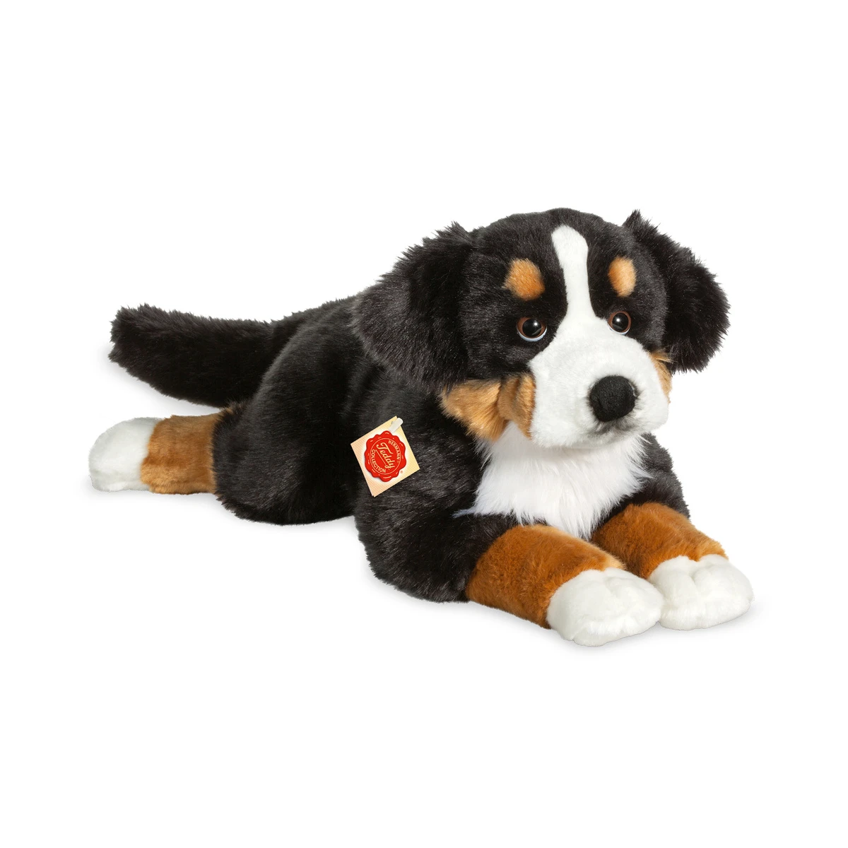 TEDDY HERMANN Maskotka Berneński Pies Pasterski leżący 60 cm | Pan Piksel