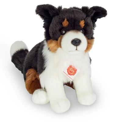 TEDDY HERMANN Maskotka Trójkolorowy Border Collie siedzący 30 cm | Pan Piksel