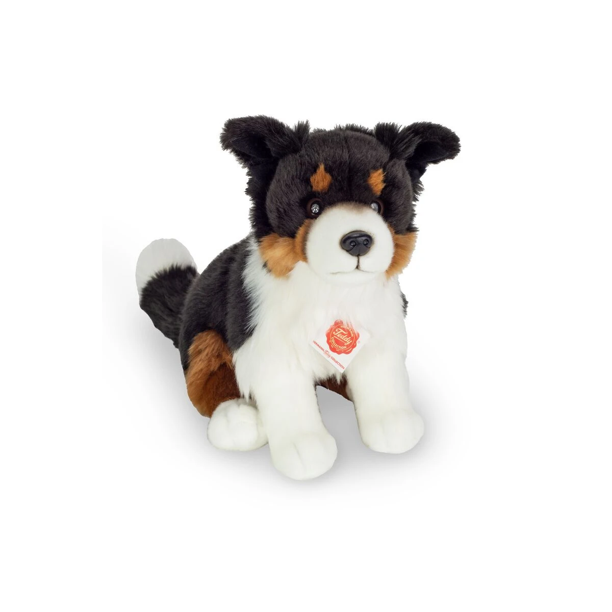 TEDDY HERMANN Maskotka Trójkolorowy Border Collie siedzący 30 cm | Pan Piksel