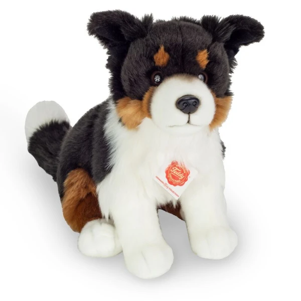 TEDDY HERMANN Maskotka Trójkolorowy Border Collie siedzący 30 cm | Pan Piksel