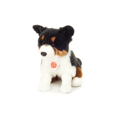 TEDDY HERMANN Maskotka Trójkolorowy Border Collie siedzący 30 cm | Pan Piksel