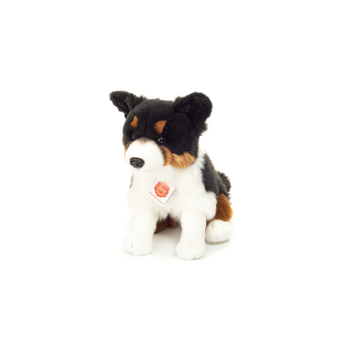 TEDDY HERMANN Maskotka Trójkolorowy Border Collie siedzący 30 cm | Pan Piksel